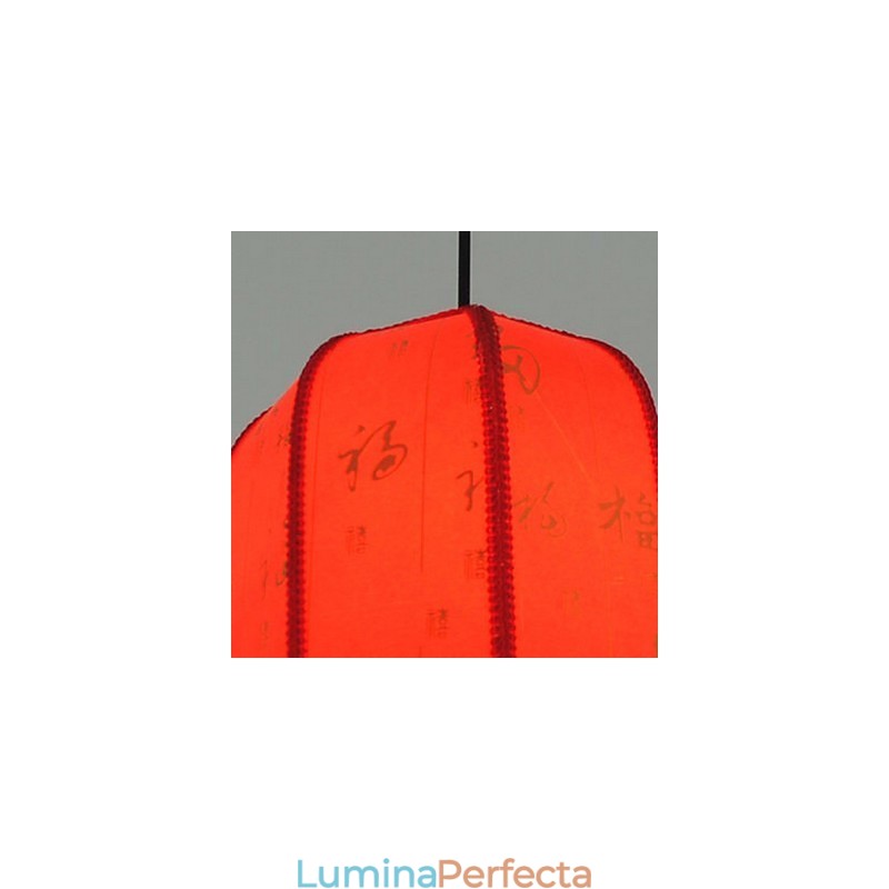 Archaize Piele de oaie Red Lanterns Verandă Droplight Lampă Lumină