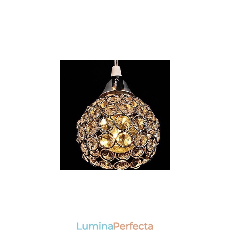 Lampă suspendată metalică galvanizată, modernă și contemporană