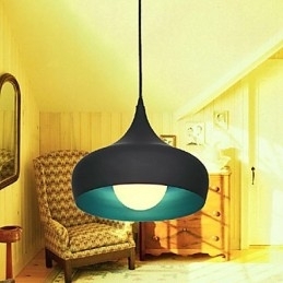 Lampă suspendată cu pictură modernă contemporană retro bol mini stil