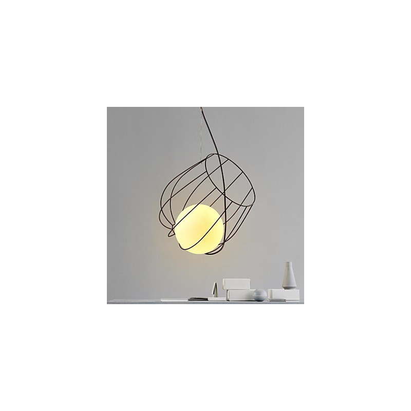 Lampă suspendată din metal de designeri retro