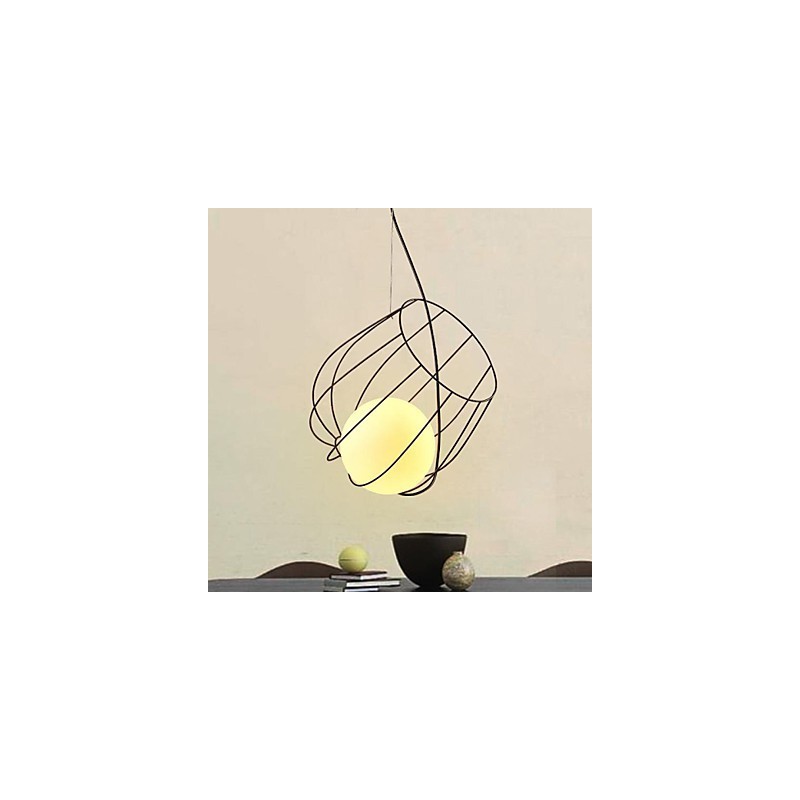 Lampă suspendată din metal de designeri retro
