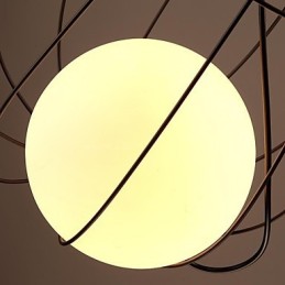Lampă suspendată din metal de designeri retro