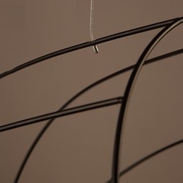 Lampă suspendată din metal de designeri retro