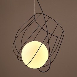 Lampă suspendată din metal de designeri retro