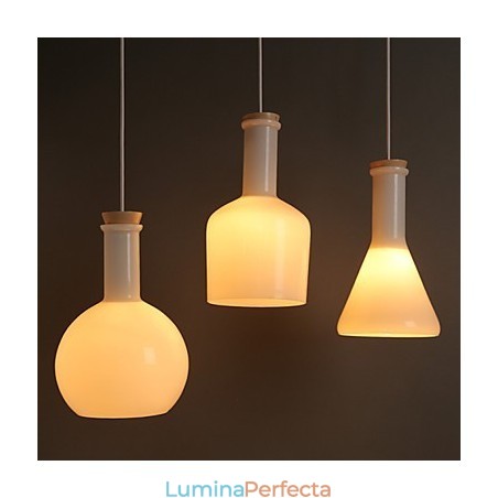 Contemporan și contractat Creative Magic White Glass Bottle Line Droplight Contemporan și contractat Creative Magic White Glass Bottle Line Droplight