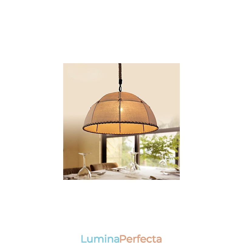 35CM Loft Industrial Wind Straightforward Linen American Country Creative Arts Lampă Droplight
