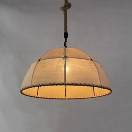 35CM Loft Industrial Wind Straightforward Linen American Country Creative Arts Lampă Droplight
