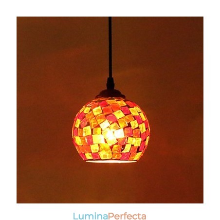 Lampă suspendată din metal cu pictură modernă contemporană Lampă suspendată din metal cu pictură modernă contemporană