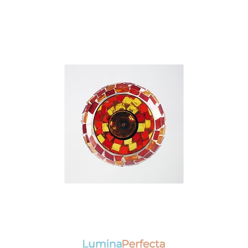 Lampă suspendată din metal cu pictură modernă contemporană