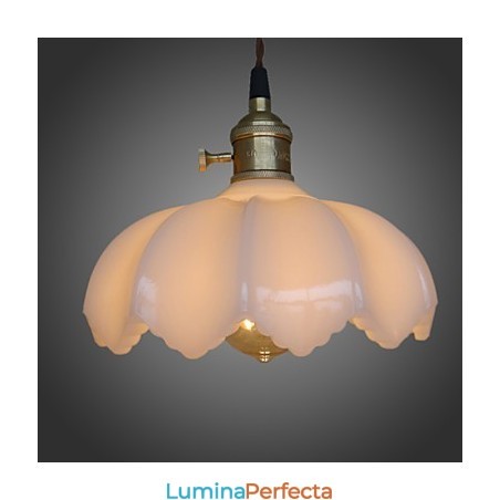 Lumini de iluminat retro Lampă suspendată din sticlă