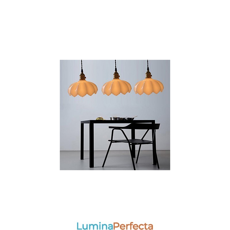 Lumini de iluminat retro Lampă suspendată din sticlă