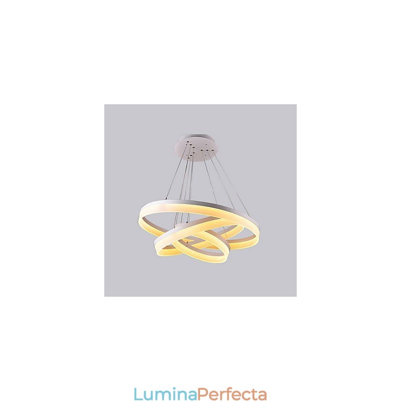 Ofertă fierbinte Lumină suspendată modernă acrilic de culoare albă 130W