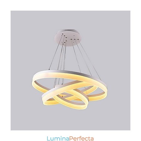 Ofertă fierbinte Lumină suspendată modernă acrilic de culoare albă 130W Ofertă fierbinte Lumină suspendată modernă acrilic de culoare albă 130W
