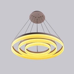 Ofertă fierbinte Lumină suspendată modernă acrilic de culoare albă 130W