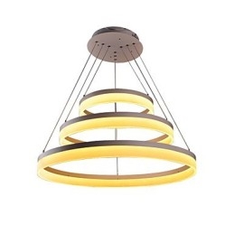 Ofertă fierbinte Lumină suspendată modernă acrilic de culoare albă 130W