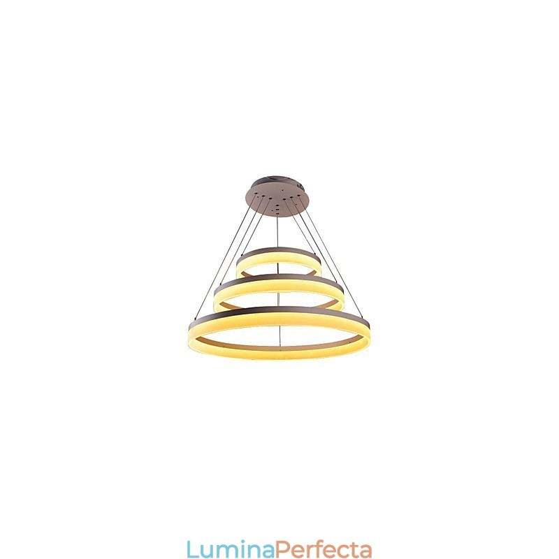 Ofertă fierbinte Lumină suspendată modernă acrilic de culoare albă 130W
