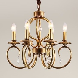 Candelabru suspendat stil mini tradițional clasic metal