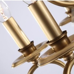 Candelabru suspendat stil mini tradițional clasic metal