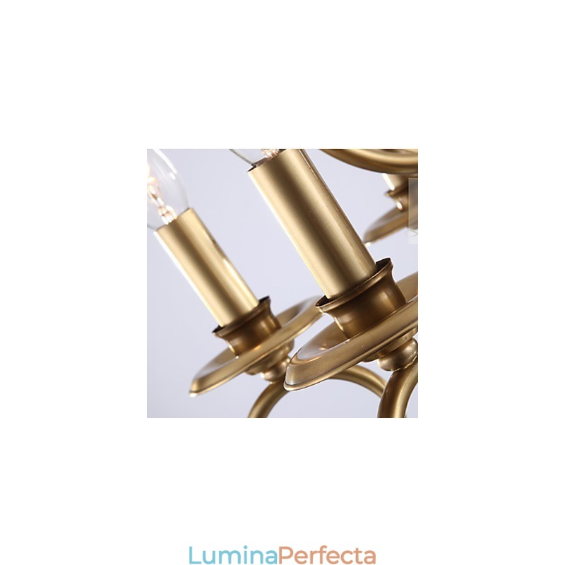 Candelabru suspendat stil mini tradițional clasic metal