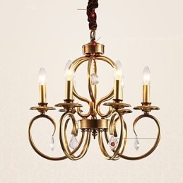 Candelabru suspendat stil mini tradițional clasic metal