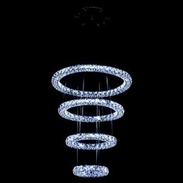 Crystal Ring Pendant Lampă Modern Tavan Candelabru Iluminat Lampă Corpuri cu