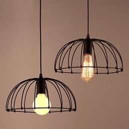 Lampă suspendată din metal de designeri retro