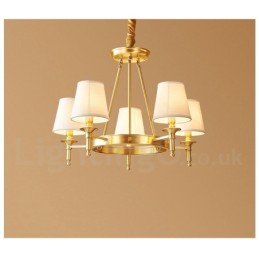 Candelabru rotund din alamă pură pandantiv tradițional clasic