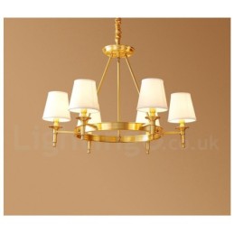 Candelabru rotund din alamă pură pandantiv tradițional clasic