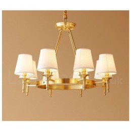Candelabru rotund din alamă pură pandantiv tradițional clasic