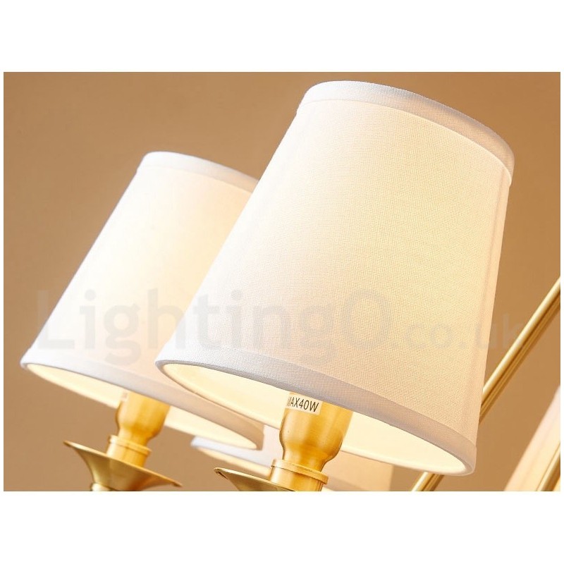 Candelabru rotund din alamă pură pandantiv tradițional clasic