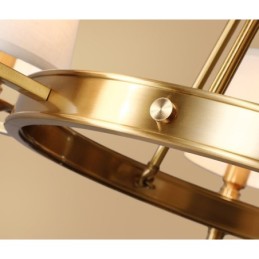 Candelabru rotund din alamă pură pandantiv tradițional clasic