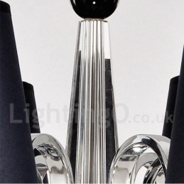 Modern Contemporan Tradițional Clasic Rustic Lodge Vintage Country Island Candelabru din metal cromat