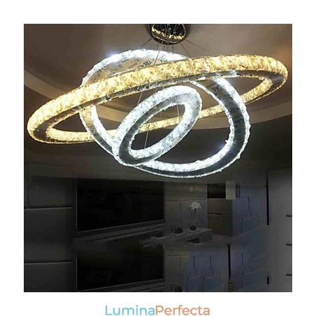 Lampe suspendate de tavan din cristal Corpuri de iluminat cu candelabru cu alb cald și rece D406080cm Lampe suspendate de tavan din cristal Corpuri de iluminat cu candelabru cu alb cald și rece D406080cm