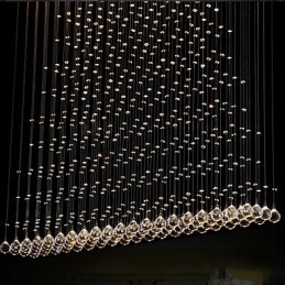 K9 Crystal Pendant Lampă suspendată din sârmă Candelabru Iluminat Plafoniera Cafenea de interior