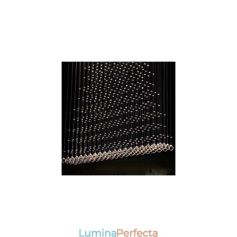 K9 Crystal Pendant Lampă suspendată din sârmă Candelabru Iluminat Plafoniera Cafenea de interior