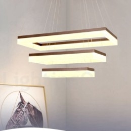 Lampă suspendată pentru casă, în stil modern și contemporan, cu reglare inteligentă Wi-Fi, cu 3 niveluri
