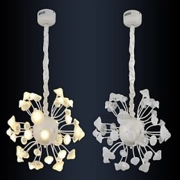 Lampă suspendată modernă, alb cald, luminozitate, decorare pentru casă