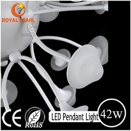 Lampă suspendată modernă, alb cald, luminozitate, decorare pentru casă