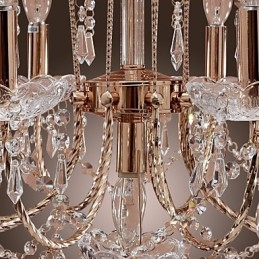 Candelabru elegant din cristal cu 9 lumini