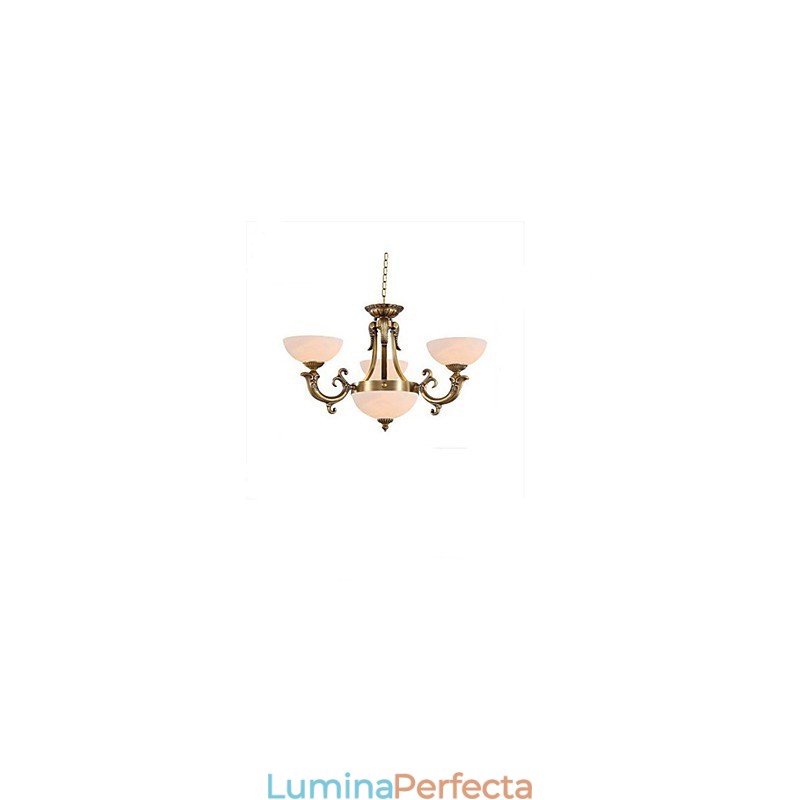 Iluminat Jane Marble Art Copper Lamp