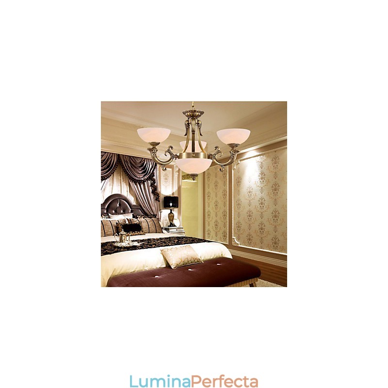 Iluminat Jane Marble Art Copper Lamp