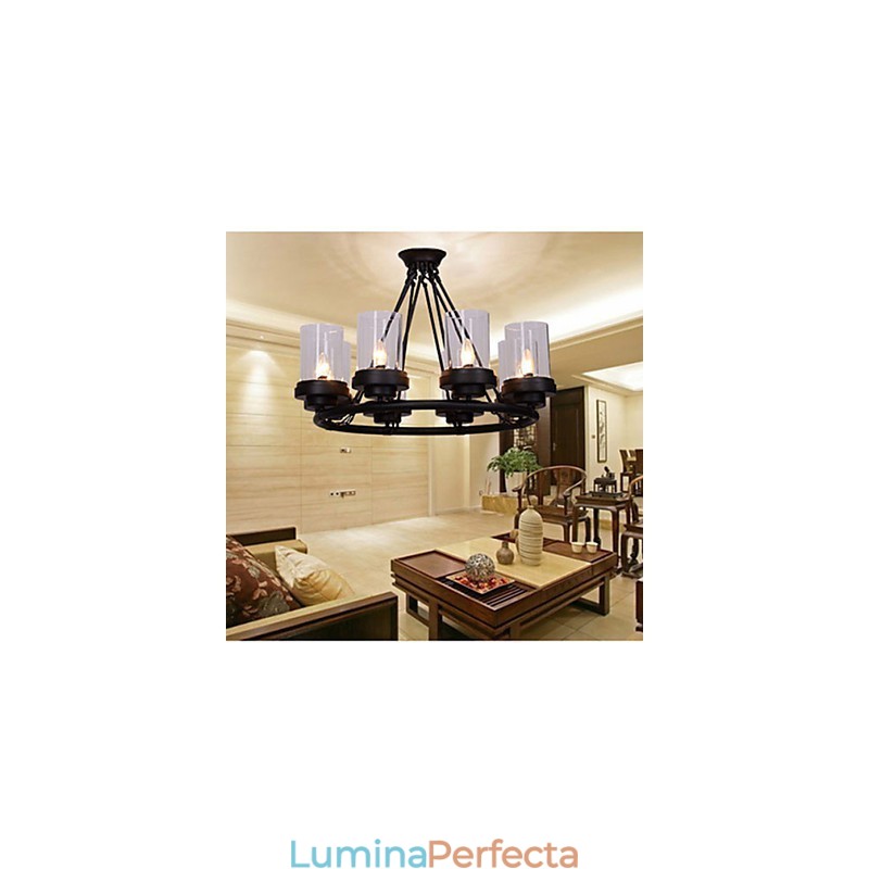 Lampe suspendate Mini Style Rustic Lodge Vintage Metal