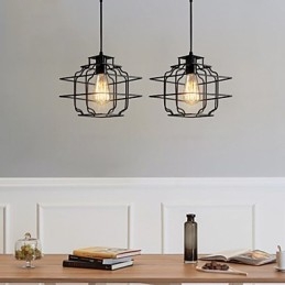 Lampă suspendată din metal retro Designers