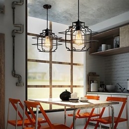 Lampă suspendată din metal retro Designers
