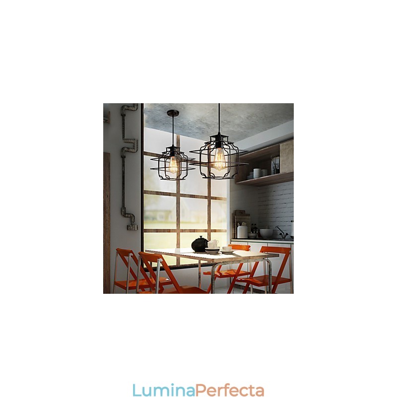 Lampă suspendată din metal retro Designers