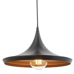 Lampă suspendată Retro Vintage Tom Dixon Design Pictură neagră Lampă suspendată
