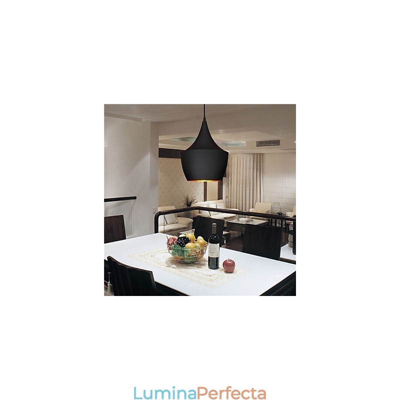 Lampă de suspendare Retro Vintage Tom Dixon Design Negru Alb Tip Cafe lămpi de pandantiv