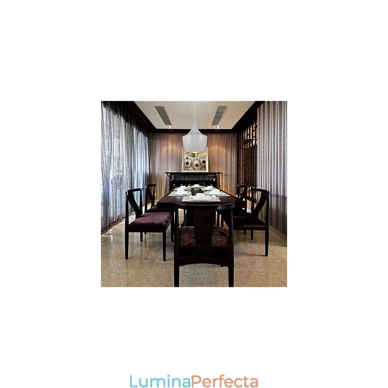 Lampă de suspendare Retro Vintage Tom Dixon Design Negru Alb Tip Cafe lămpi de pandantiv