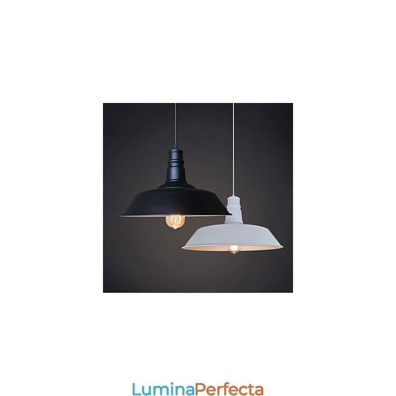 Lampă suspendată din metal de designeri retro