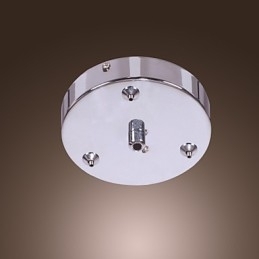 Lampă artistică de cristal cu 6 lumini și abajur din sticlă